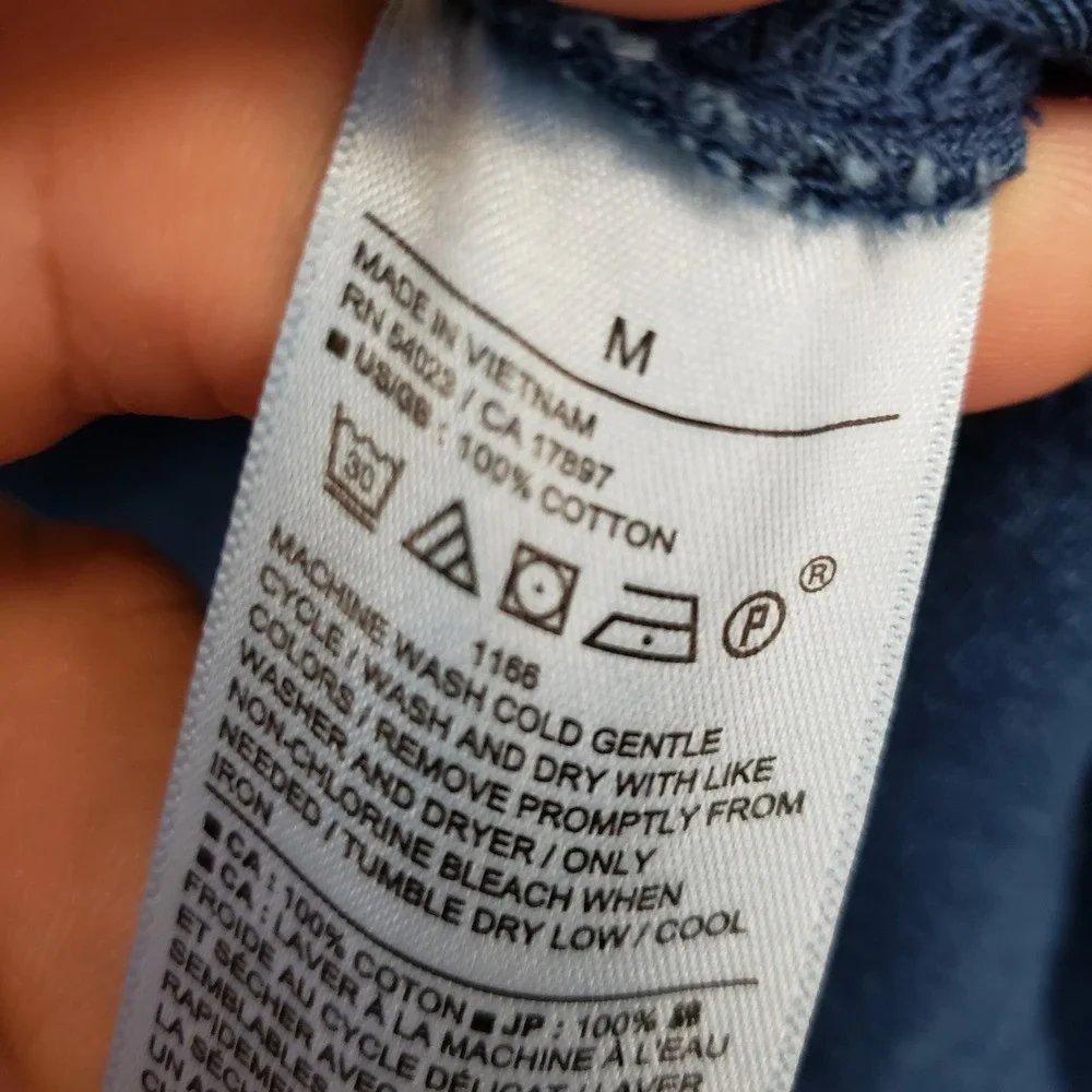 Banana Republic Mens Sweatshirt Medium Blue Pullover‎ Crew Neck Casual NEW